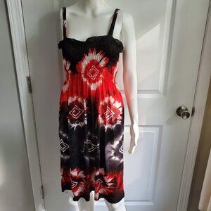 Easy Breezy Red and Black Sun Dress